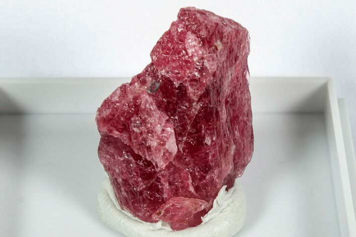 Striking Cherry-Red Rhodonite Specimen - Brazil #344962